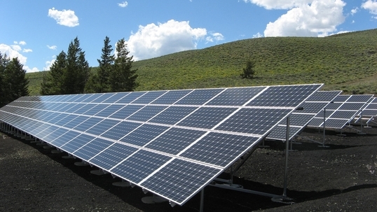 solar panels (sustainable energy)