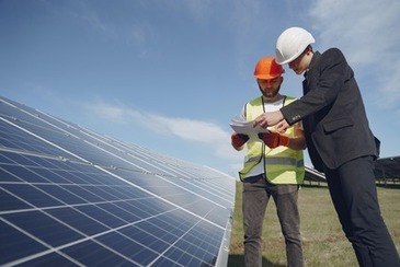 solar panels, renewable energy workers
